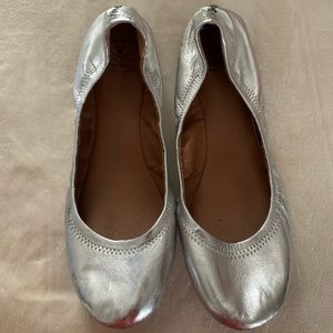 Silver Ballet Lucky Brand Flats
